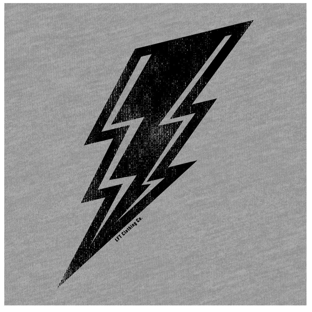 ⚡️Lightning Bolt ⚡️Cropped Muscle Racerback Tank - Picture 7 of 8